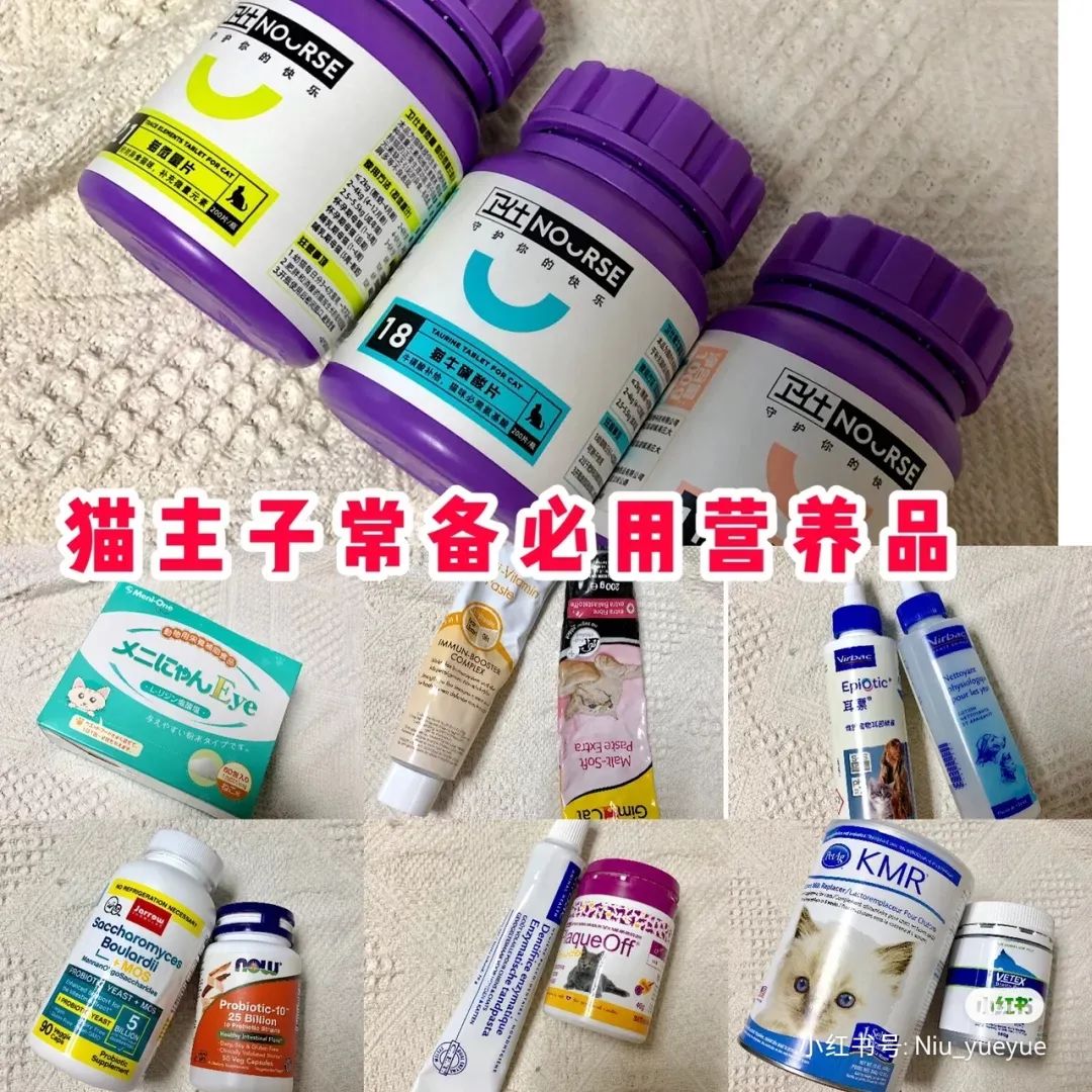 小红书用户分享的宠物保健品清单