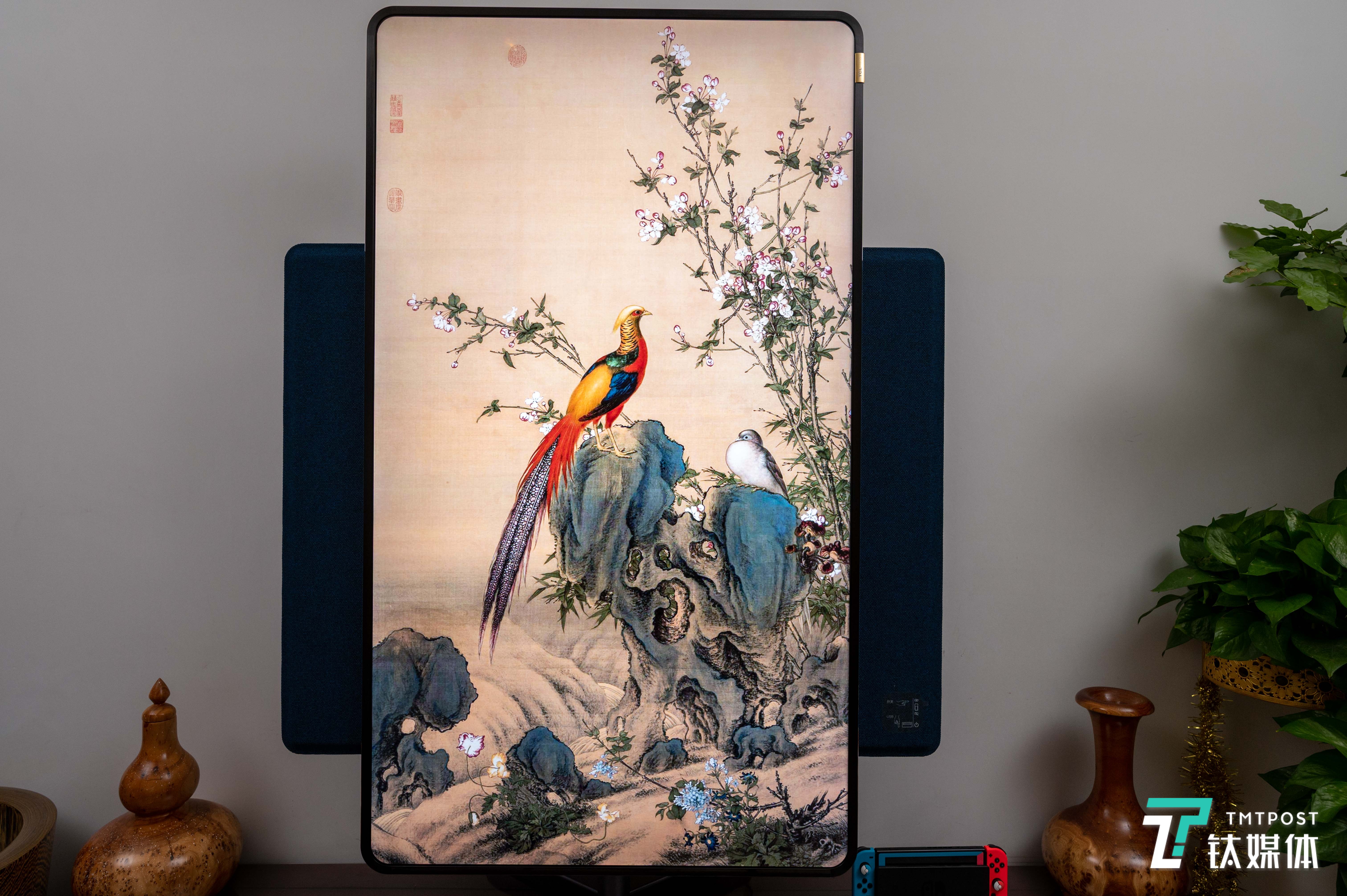 竖屏可以用来展示艺术画作