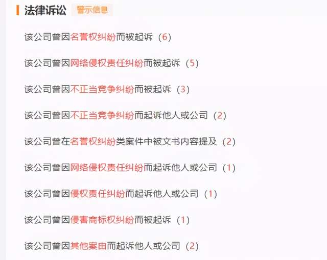 脉脉相关法律诉讼，天眼查