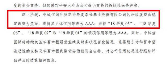 资料来源：中诚信国际评级公告