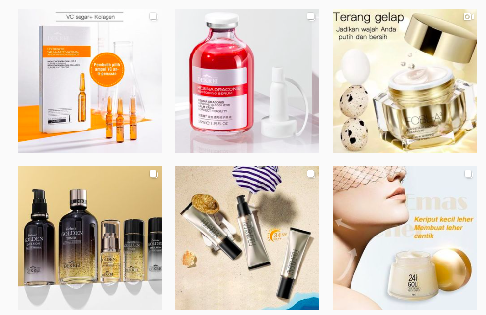 BOPMALL运营的Instagram账号