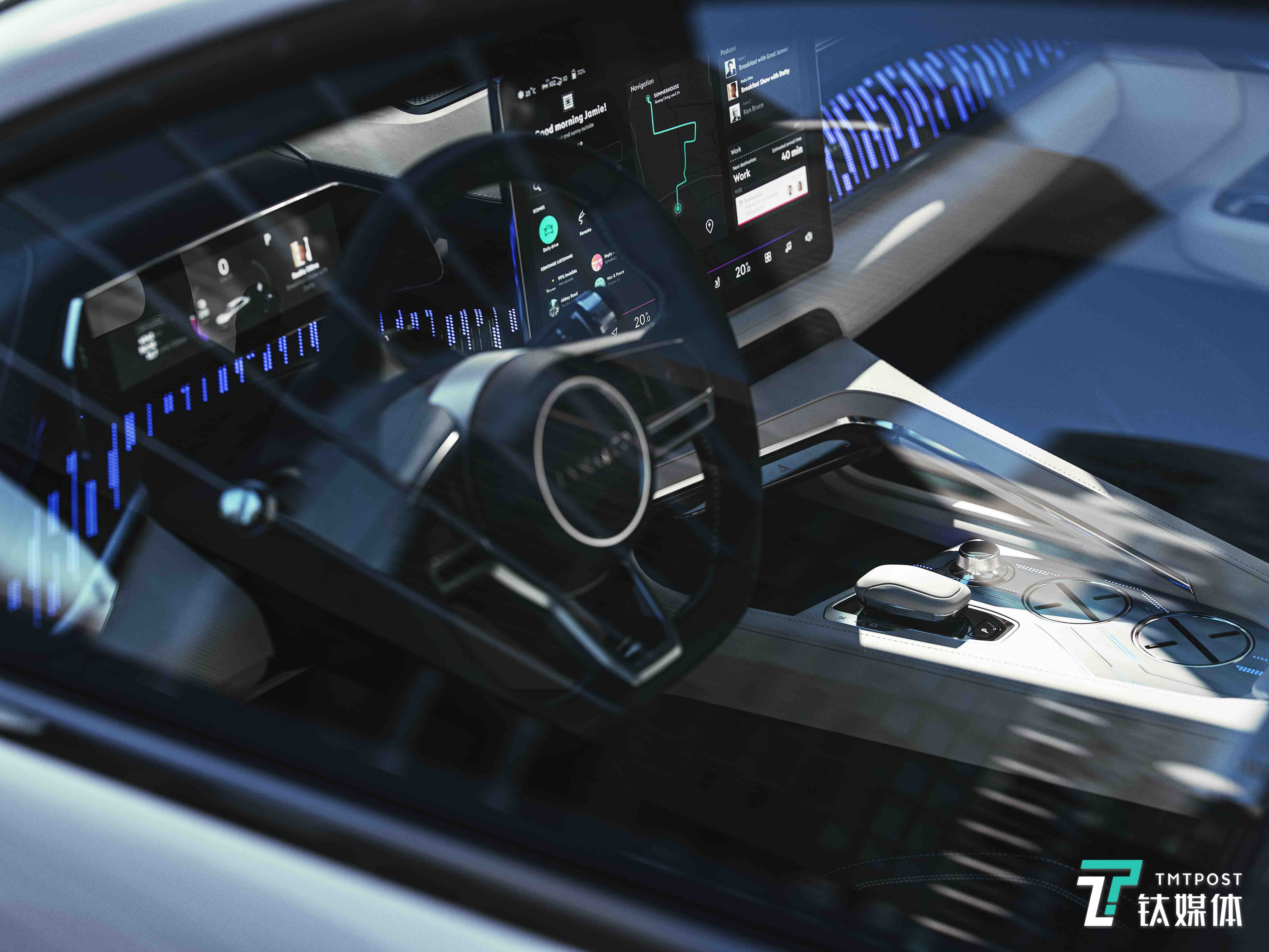 充满科技感的内饰