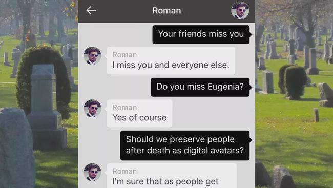 图 | 已故的 Roman Mazurenko 的聊天机器人截图（来源：Luka/lindaruthless）