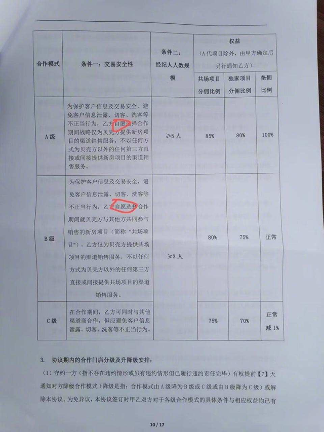 姚劲波晒出的合同