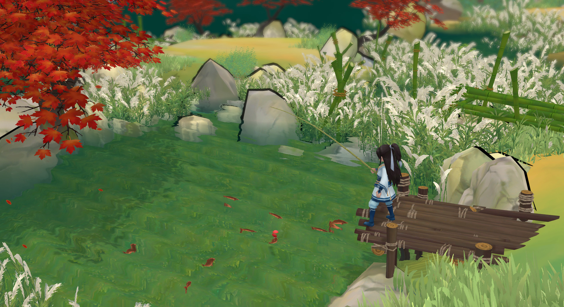 种田游戏必备项目：钓鱼