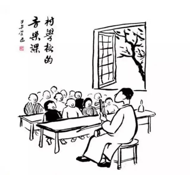 （丰子恺的画确实有皮没脸）