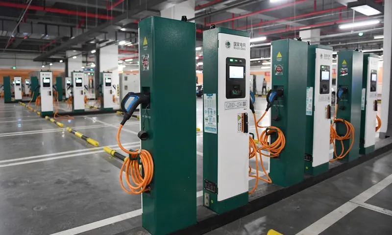 中国的电动汽车充电桩