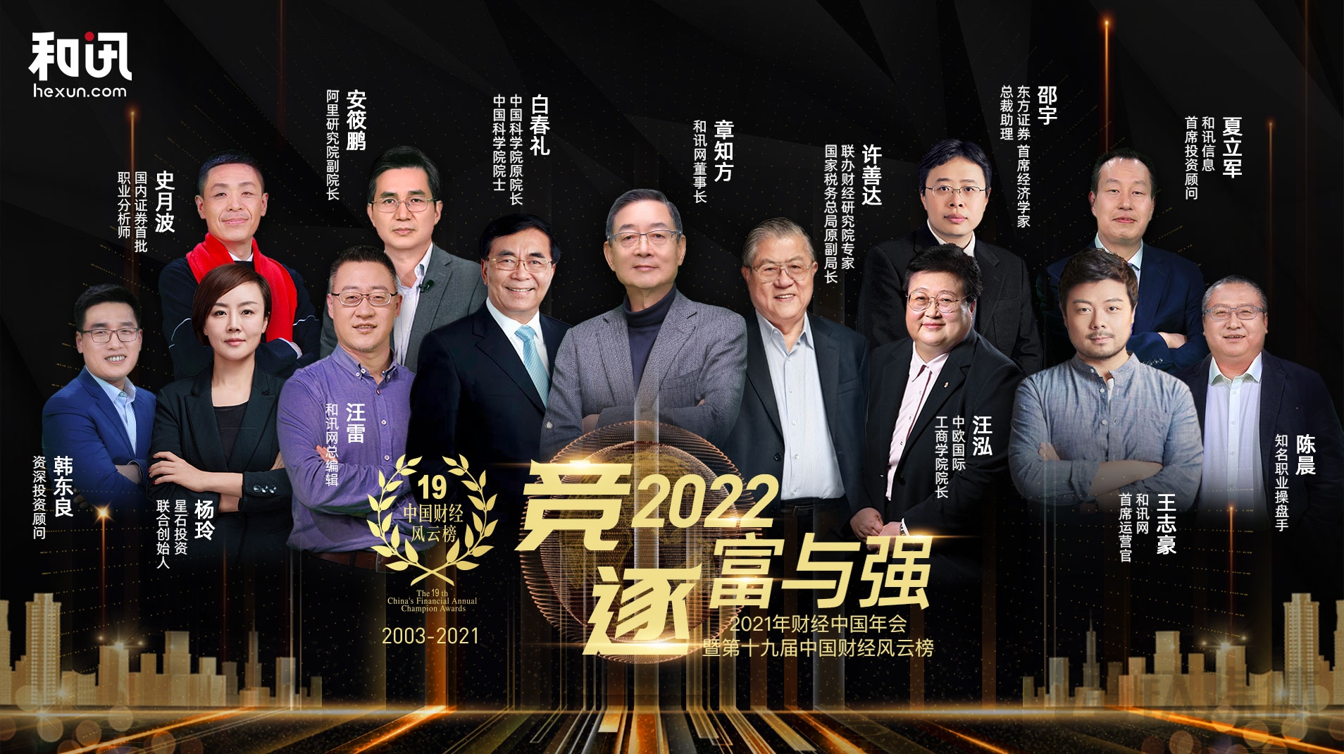 第十九届和讯财经风云榜落幕 2021年度（SGI指数）白皮书重磅发布
