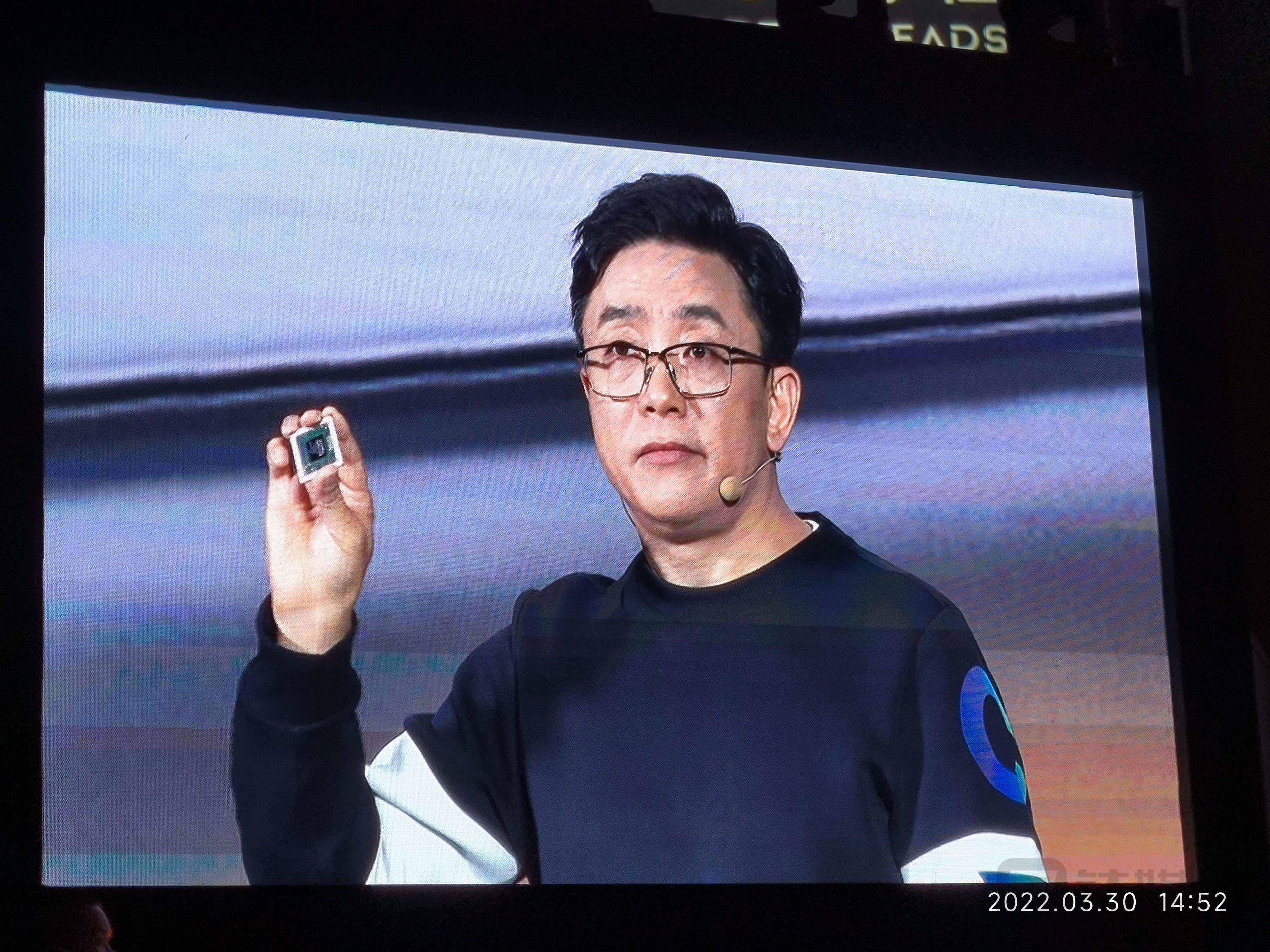 摩爾線程創(chuàng)始人兼CEO張建中（由鈦媒體編輯拍攝）