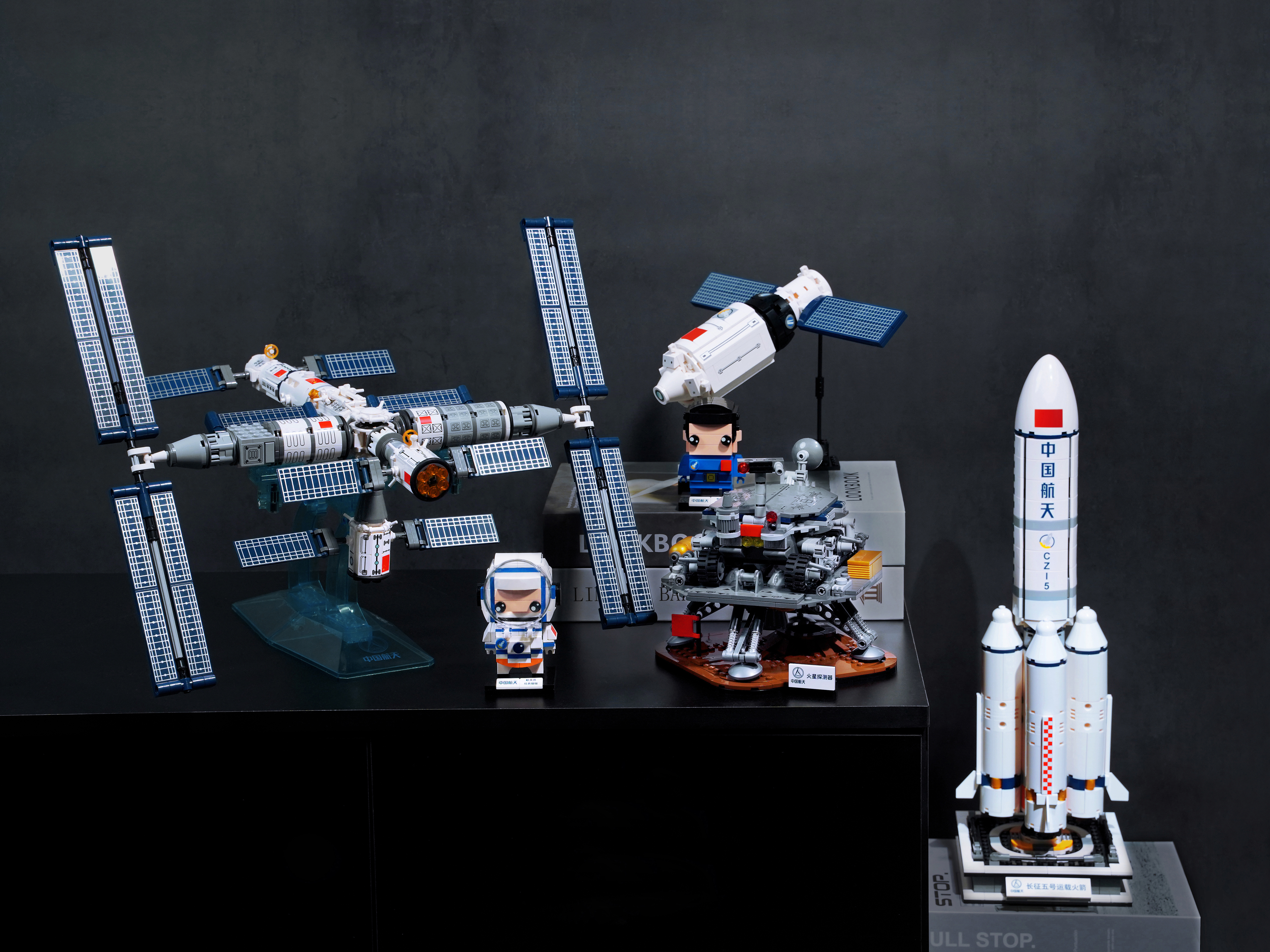 图为Keeppley推出的中国航天系列积木套装