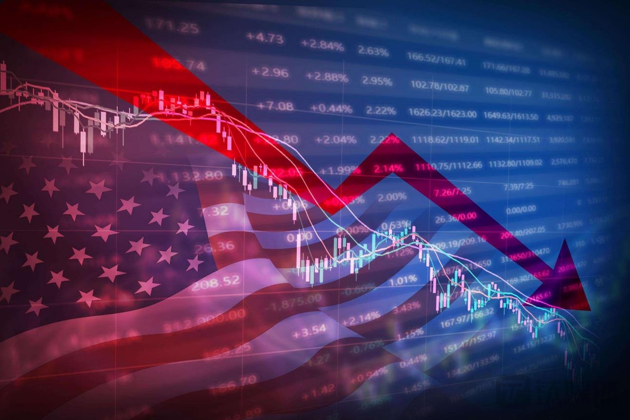 美元资产遭遇集体黑色星期一，道指狂泻近千点