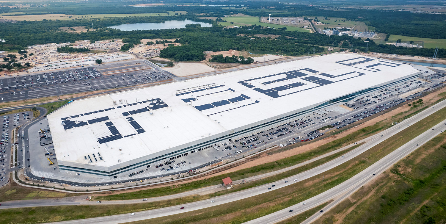 得克萨斯州超级工厂&mdash;&mdash;太阳能电池板