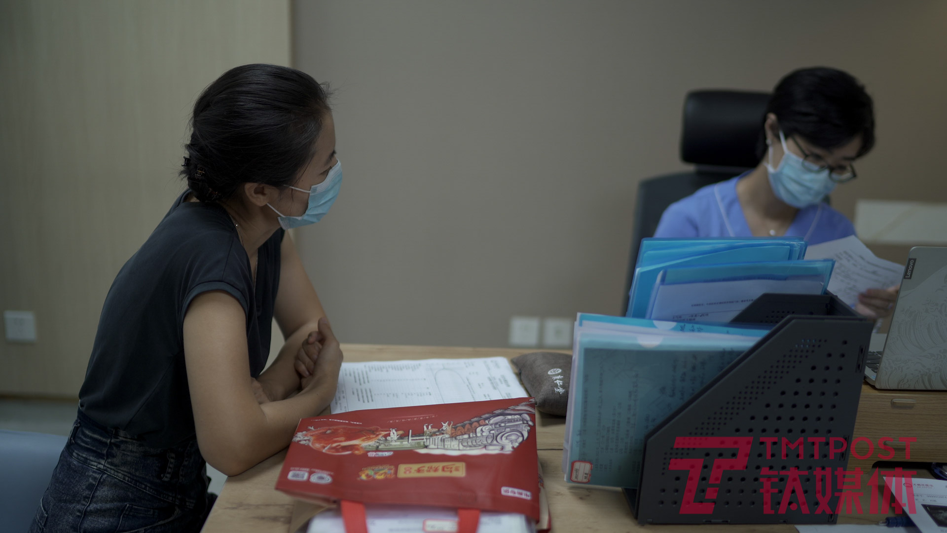 2022年7月2日，北京，张梦薇在医院。