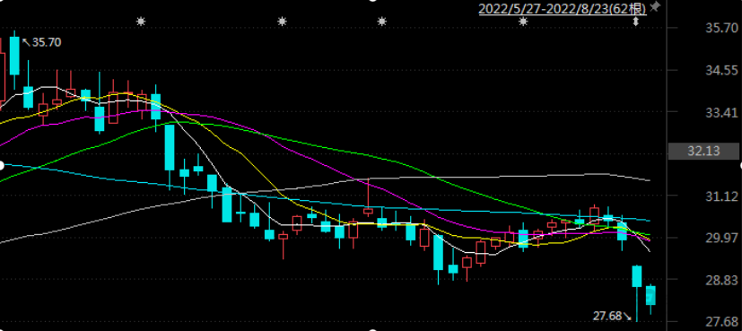 金徽酒股价走势图