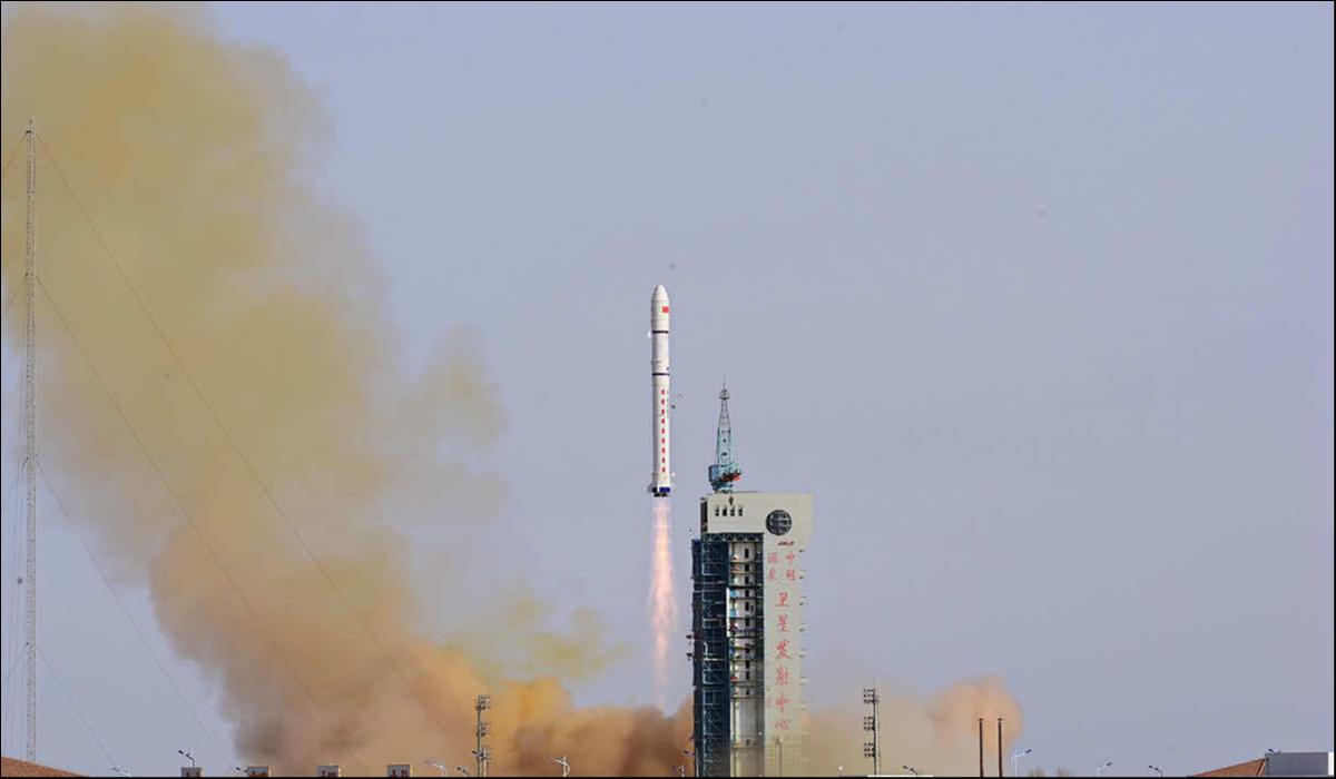 1月13日15点，微纳星空参与研制的试验二十二号B星由长征二号丁遥七十三运载火箭在酒泉成功发射升空（图片来源：微纳星空公众号）