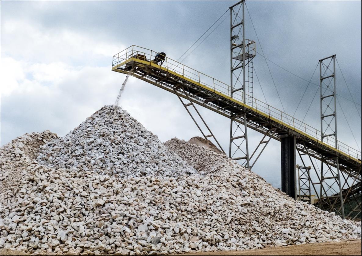 石灰石，来源于视觉中国