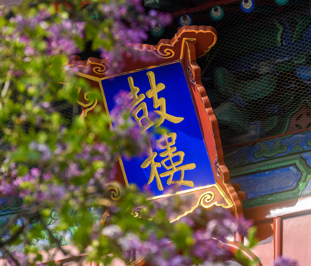 快活的年轻人，挤在北京鼓楼