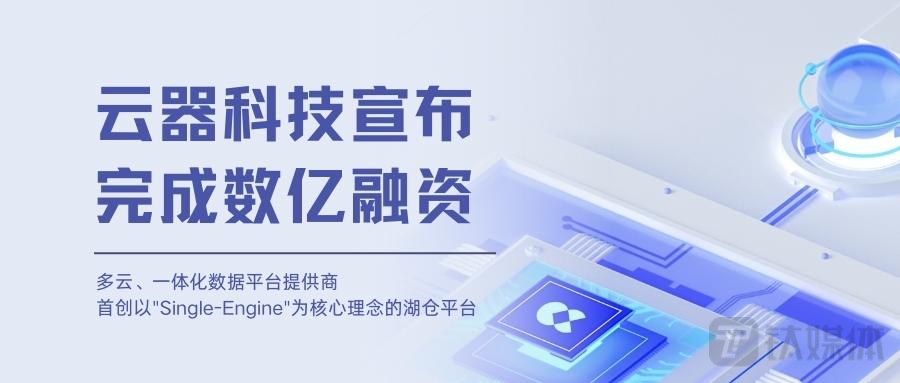 云器科技宣布完成数亿元融资，打造多云及一体化数据平台