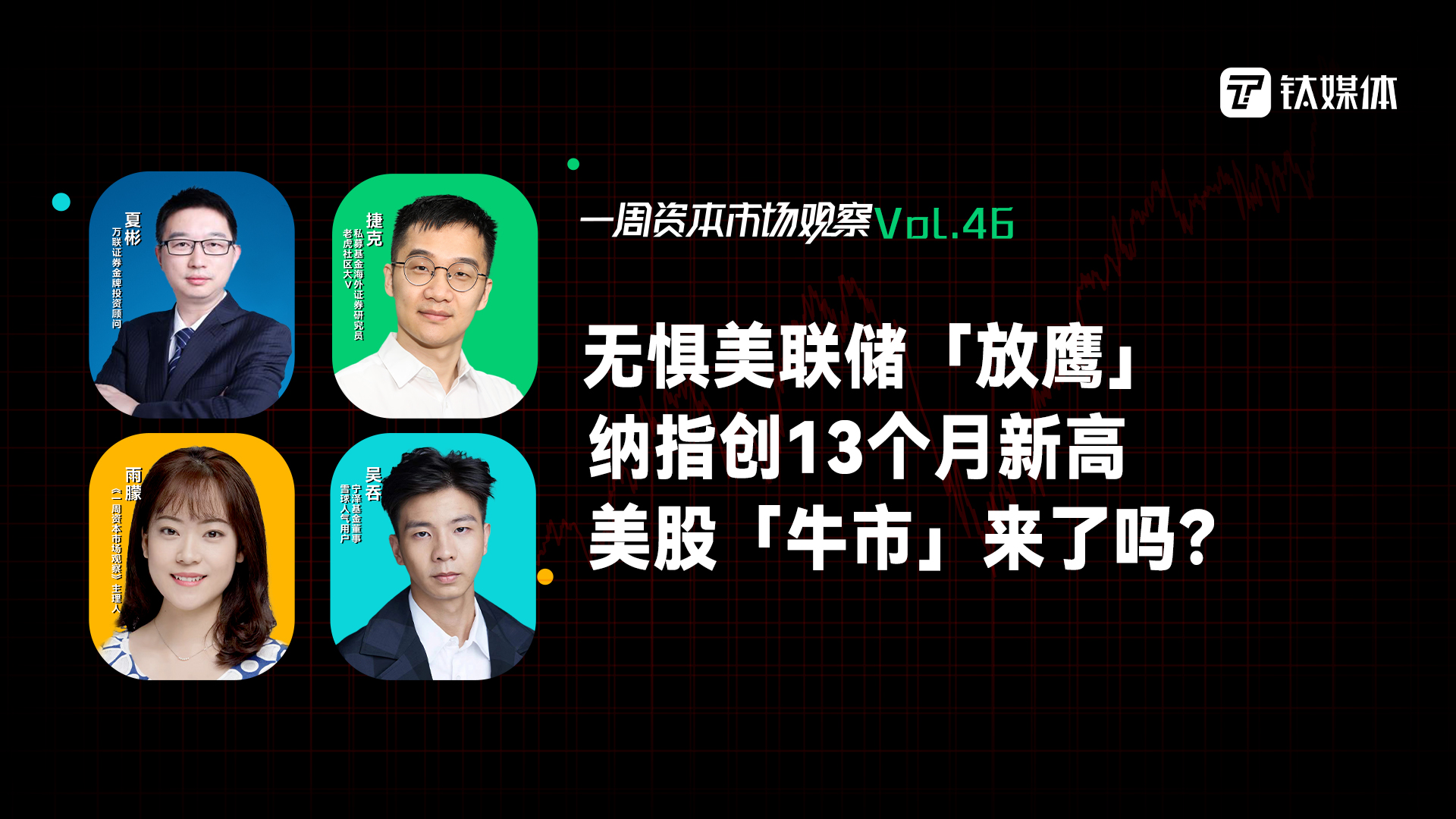 无惧美联储「放鹰」，纳指创13个月新高，美股「牛市」来了吗？｜一周资本市场观察