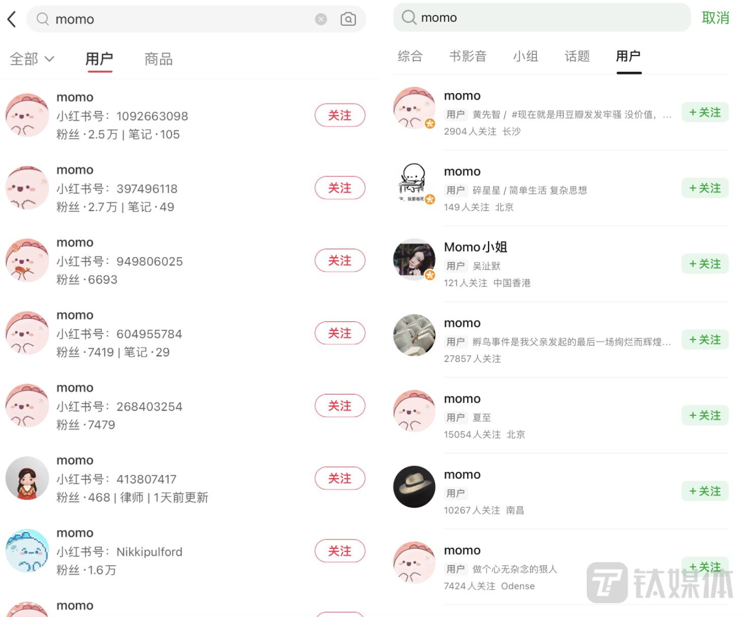无处不在的momo们