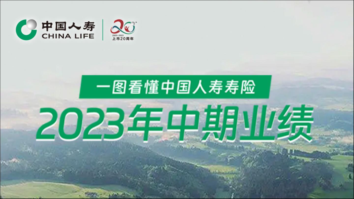 一图看懂中国人寿寿险2023年中期业绩 | 品牌