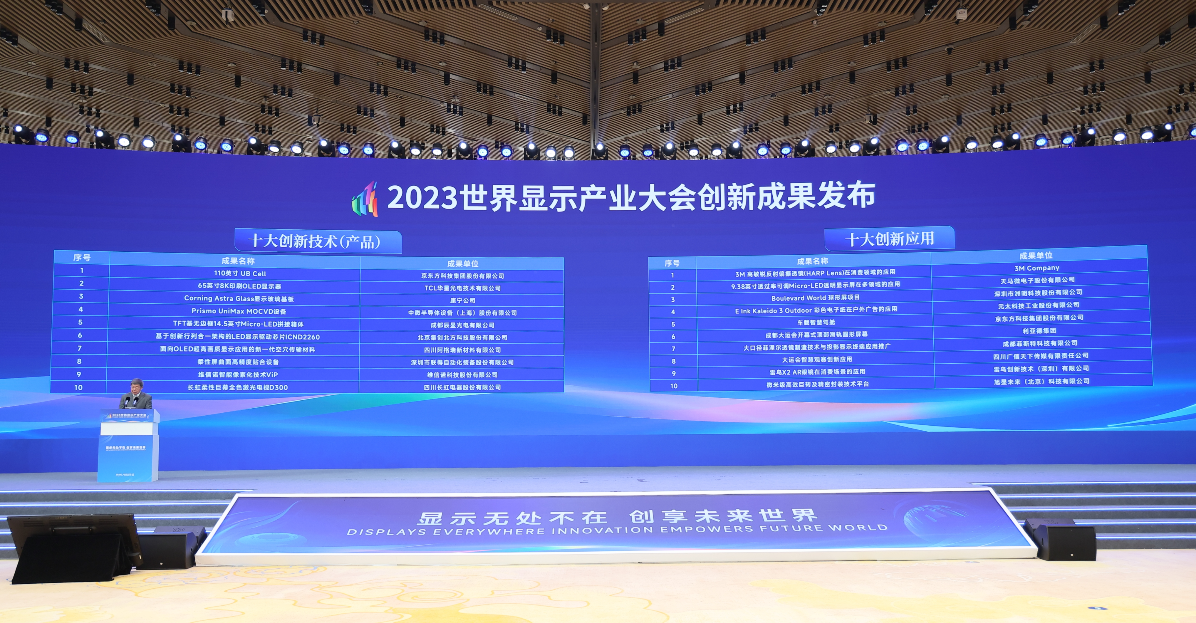 2023世界显示产业大会现场