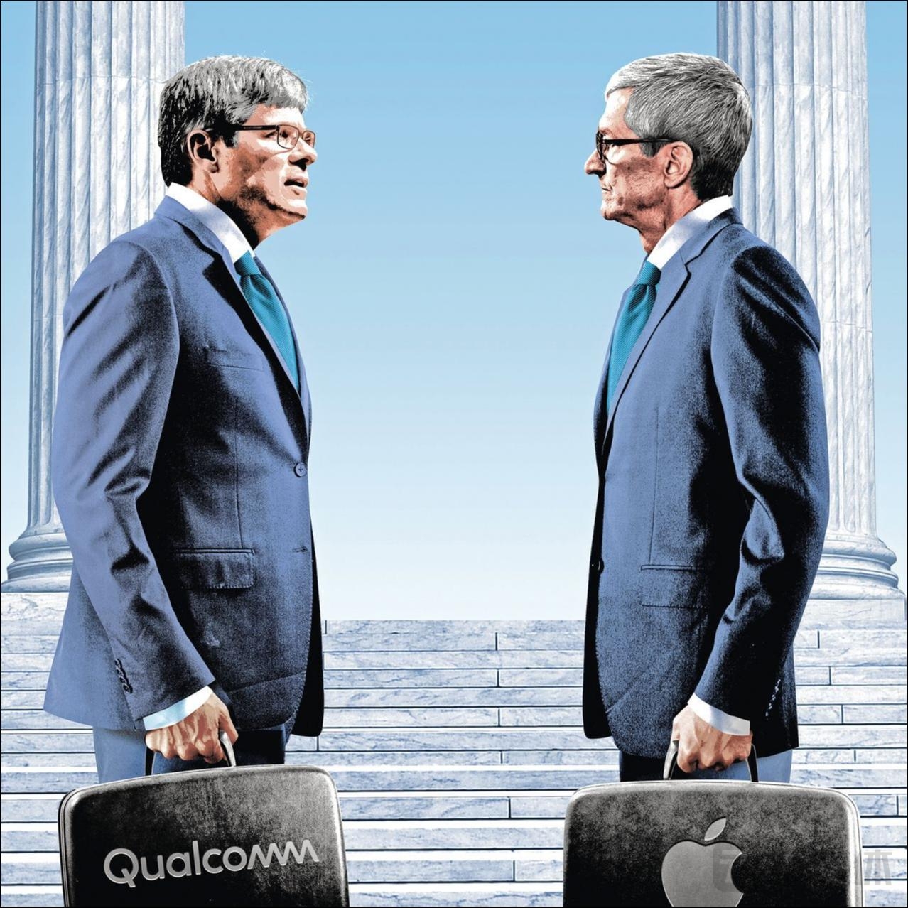 前高通CEO莫伦科夫、现任苹果CEO库克