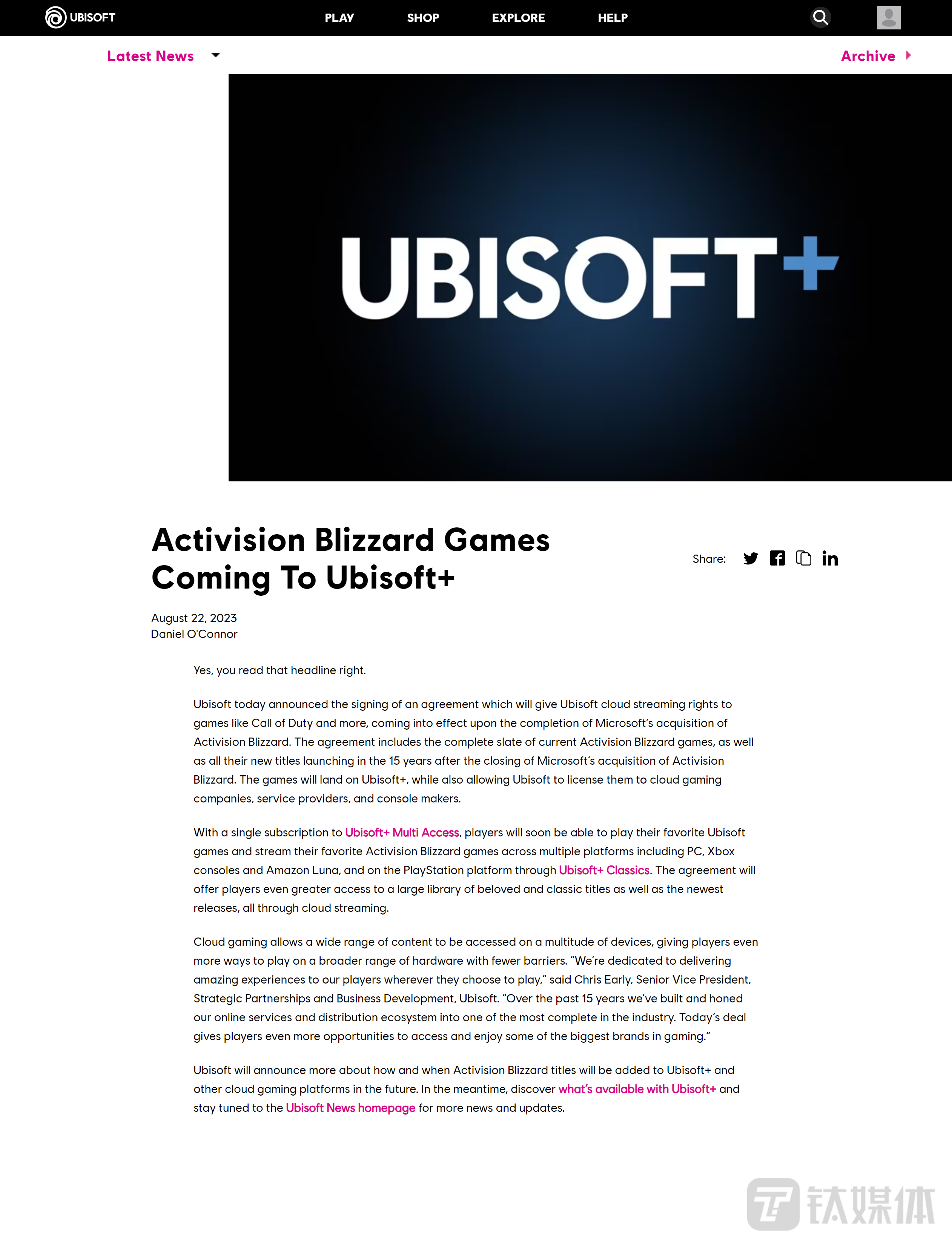 育碧官網(wǎng)交易公告