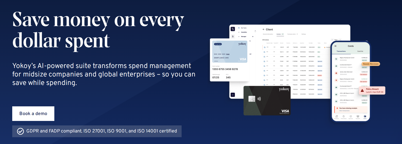 瑞士金融科技公司Yokoy基于AI驱动实现企业支出管理自动化 | 瑞士创新100强