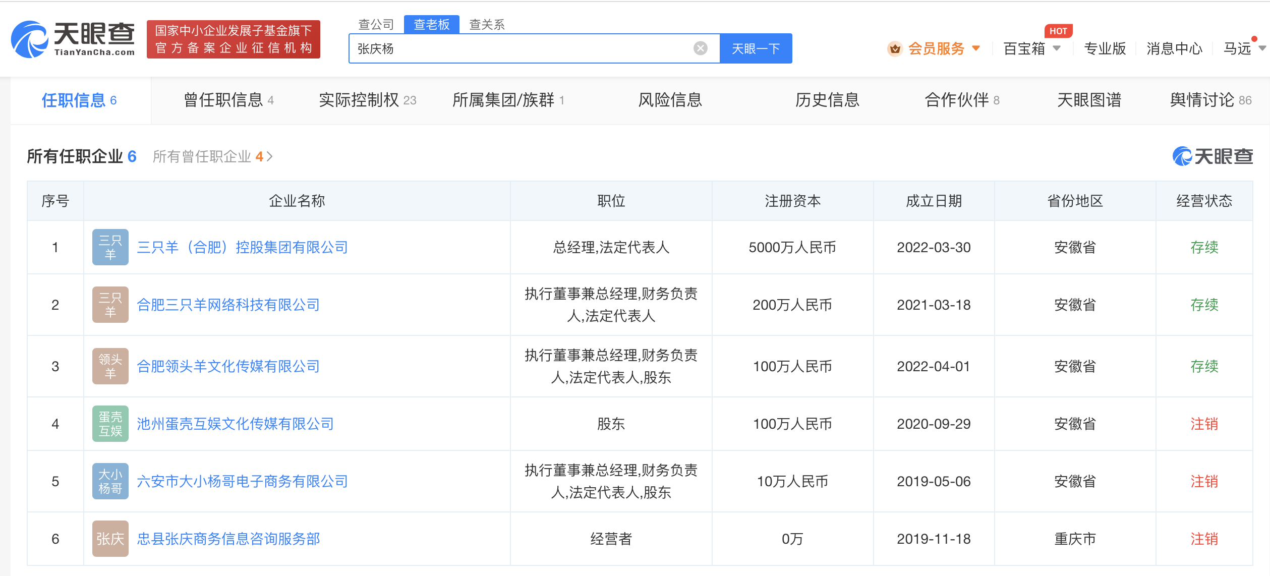 图片来源：天眼查