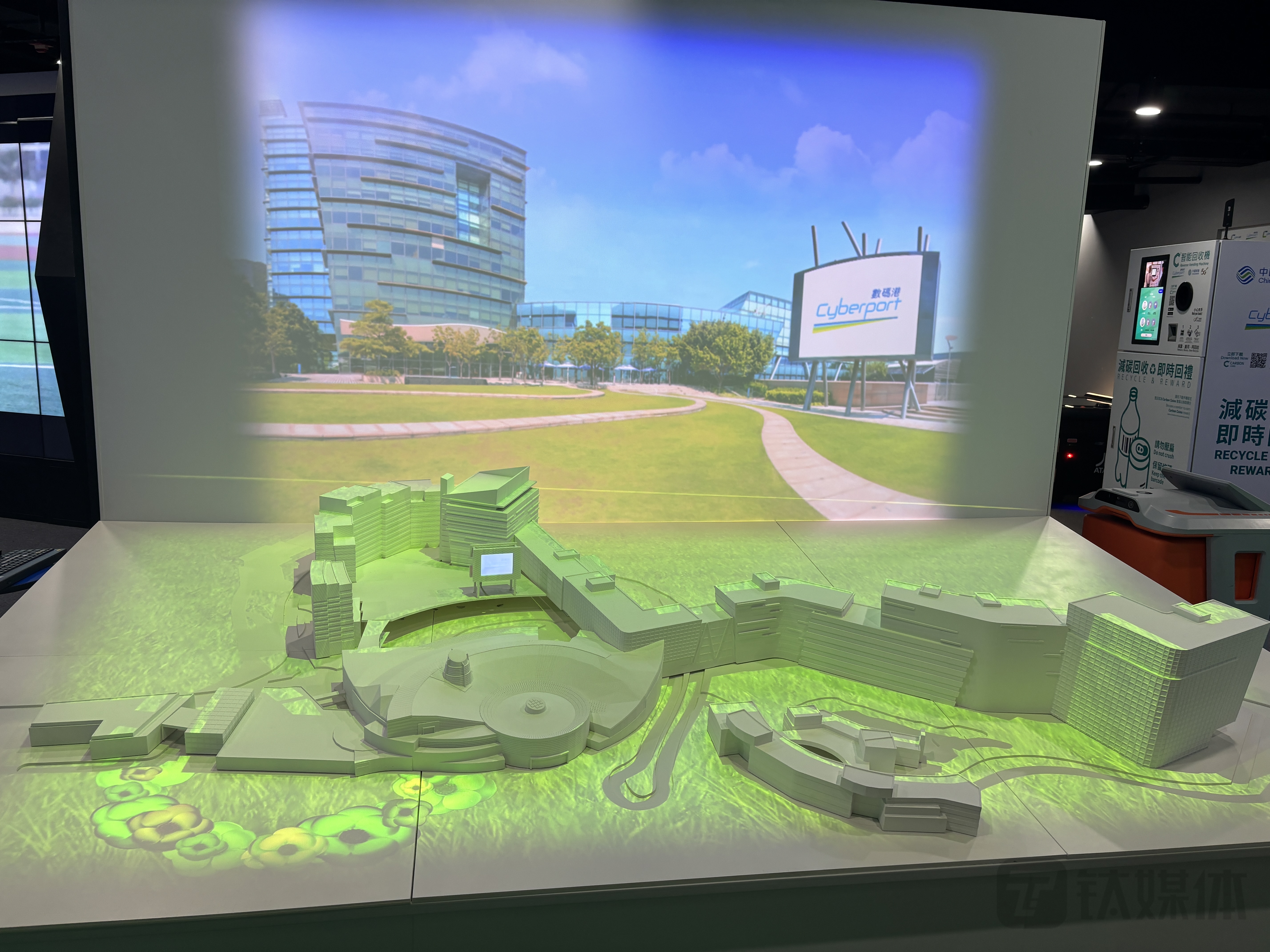 数码港整体项目模型（含第五期建设），钛媒体APP作者陈伟纳拍摄