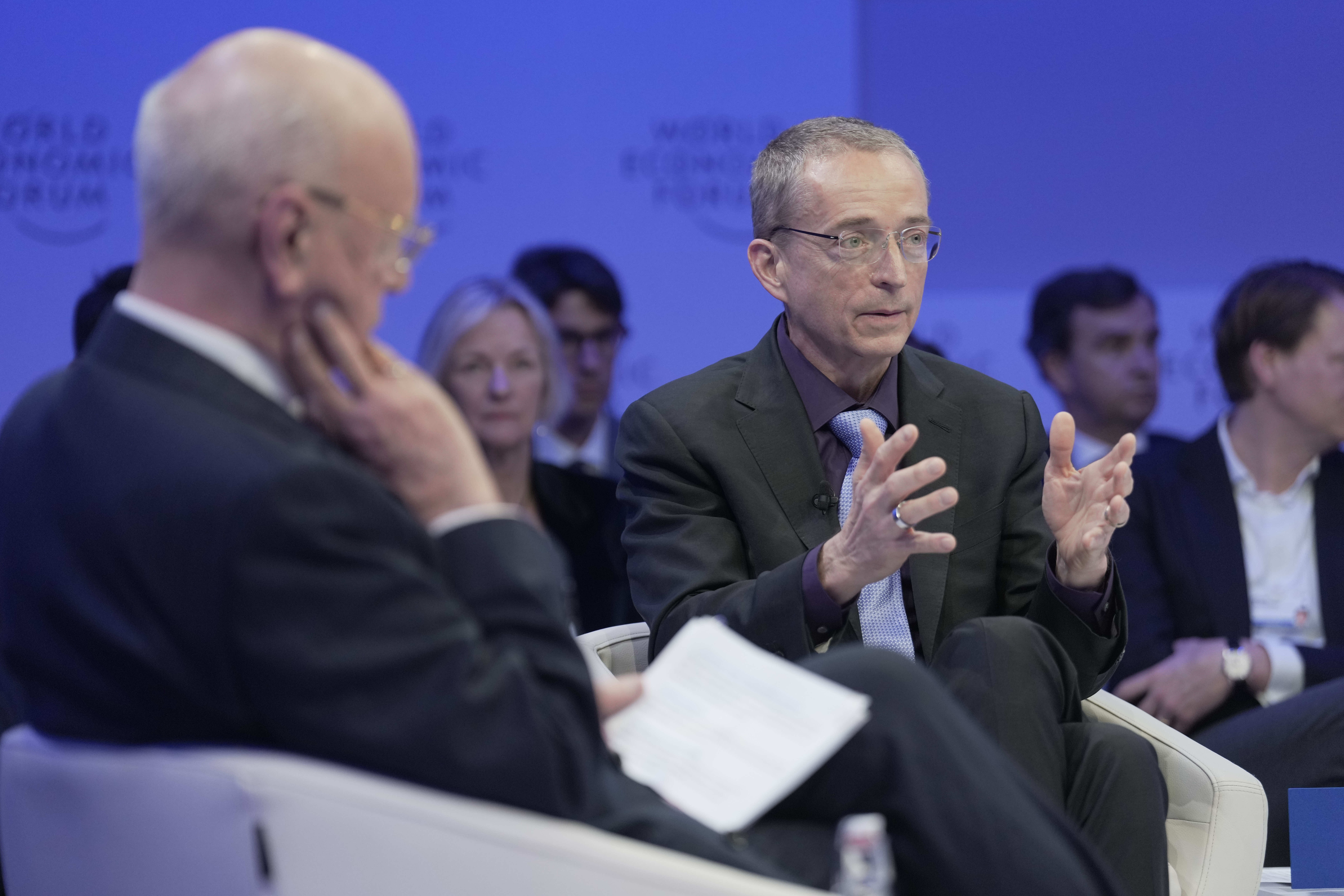 英特尔CEO基辛格Pat Gelsinger（图片来源：WEF官网）