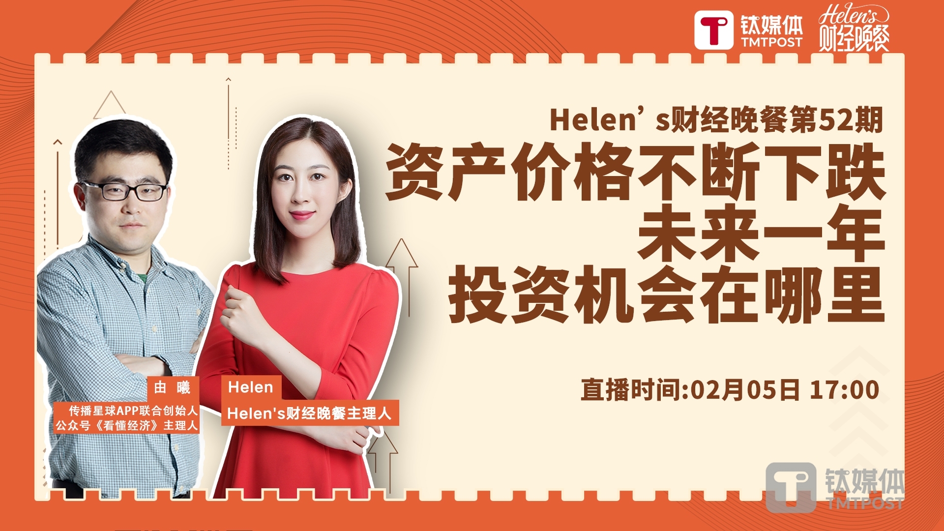 【Helen's财经晚餐第52期丨实录】资产价格不断下跌，未来一年投资机会在哪里？