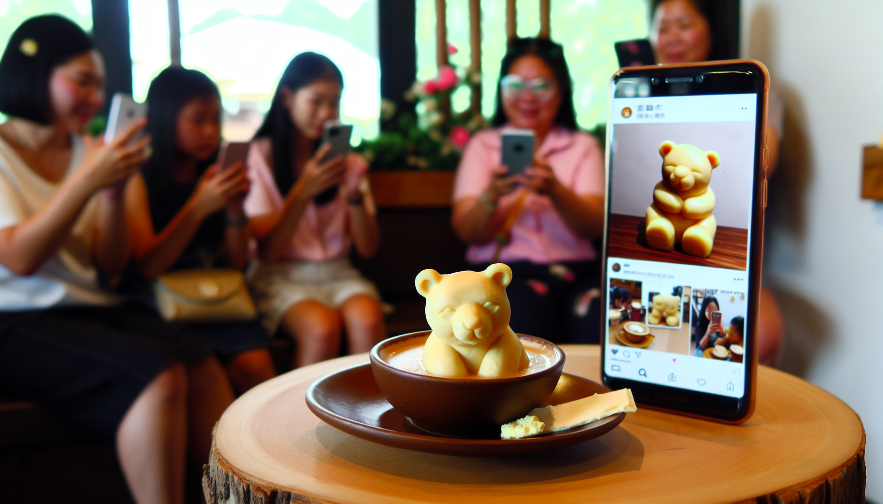 一只小熊在中国带火一家泰国咖啡馆