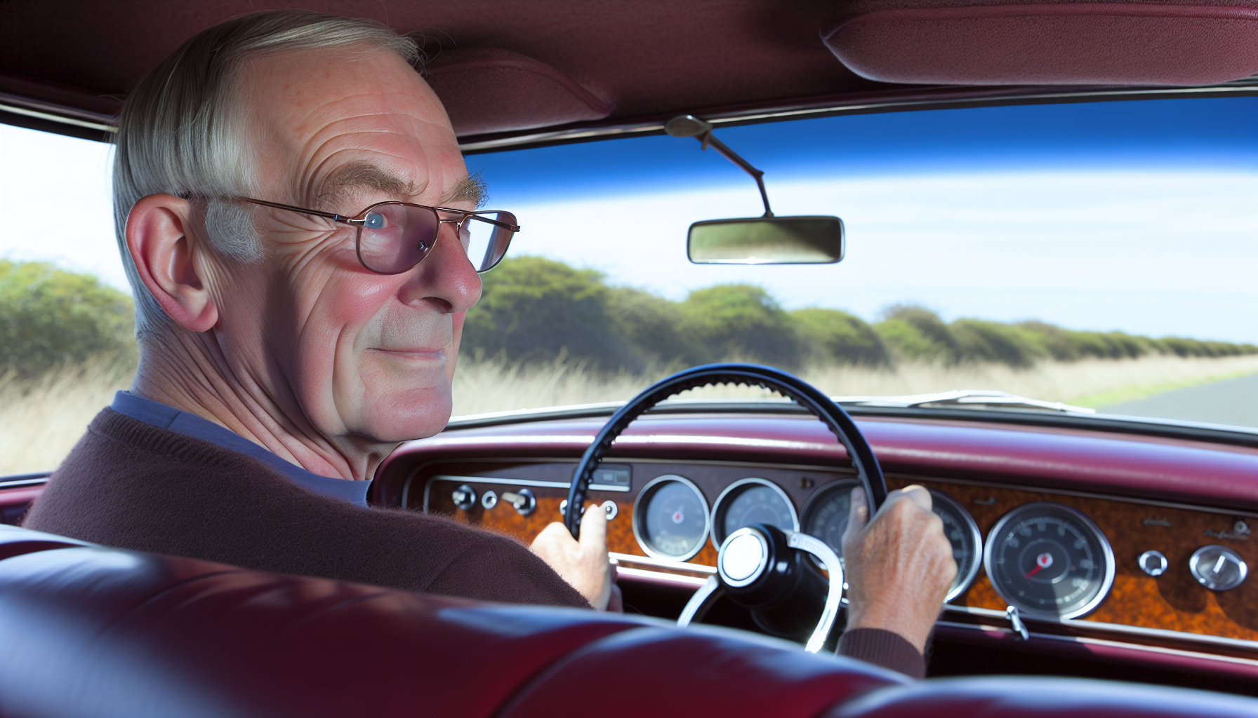 我们也有银发司机了