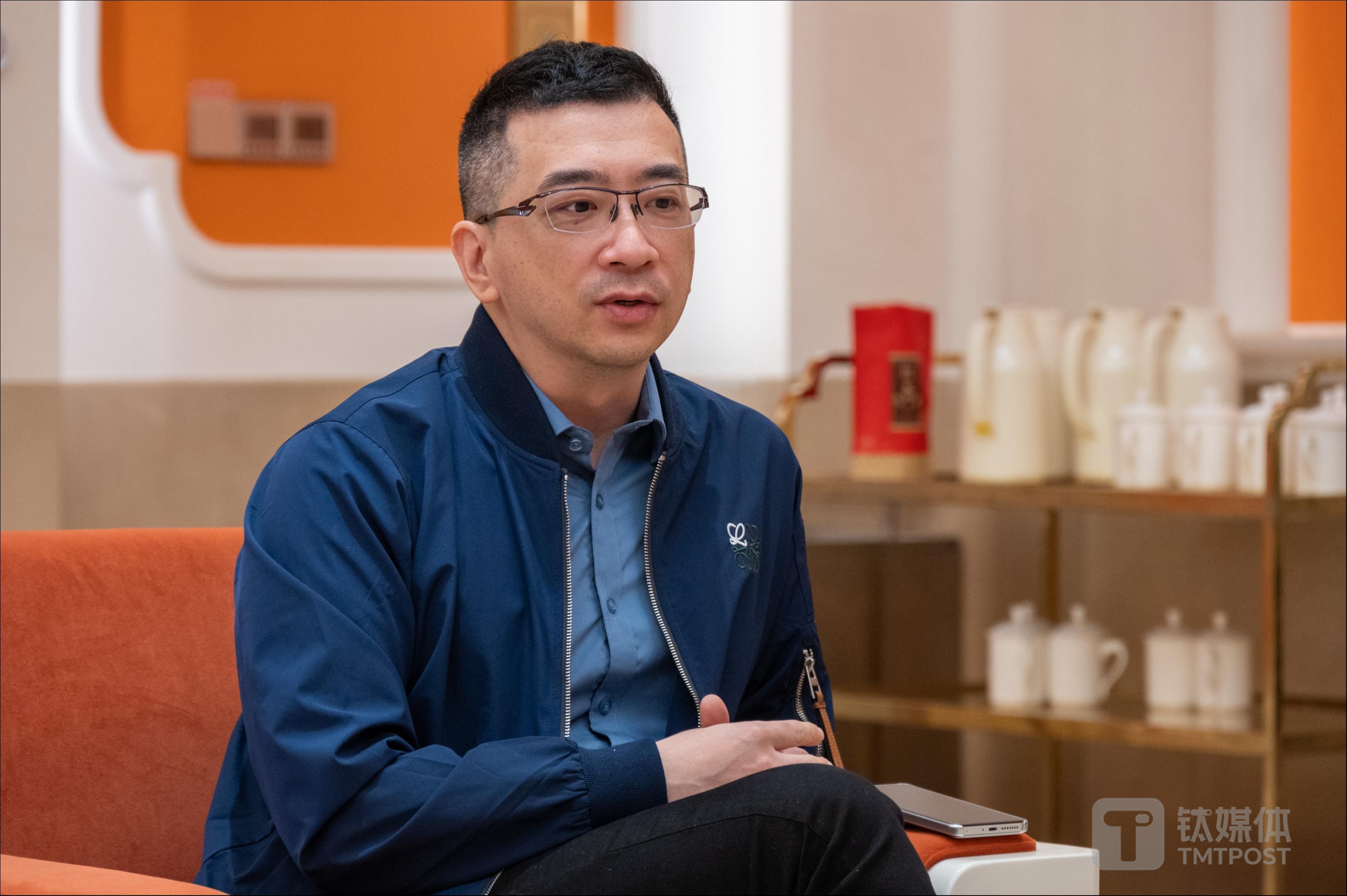萤石网络相关负责人，钛媒体App作者拍摄