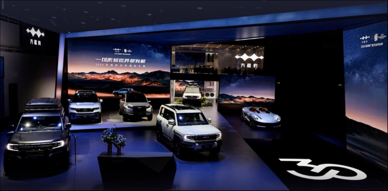 方程豹北京车展展台