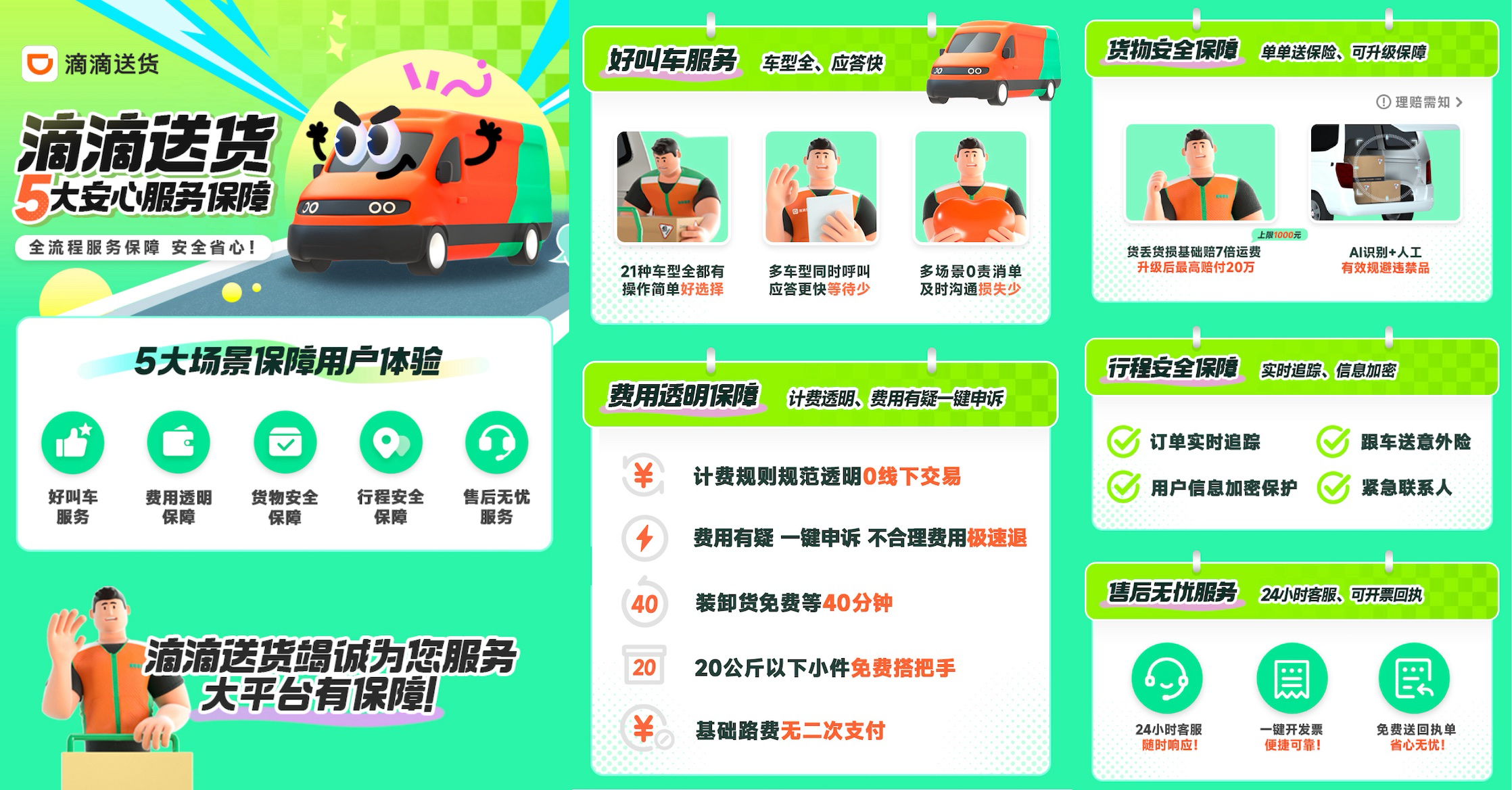 （滴滴送货发布&ldquo;5大安心服务保障&rdquo;）