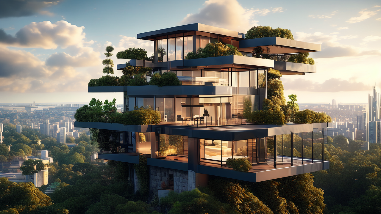 在头上建别墅，是门怎样生意？