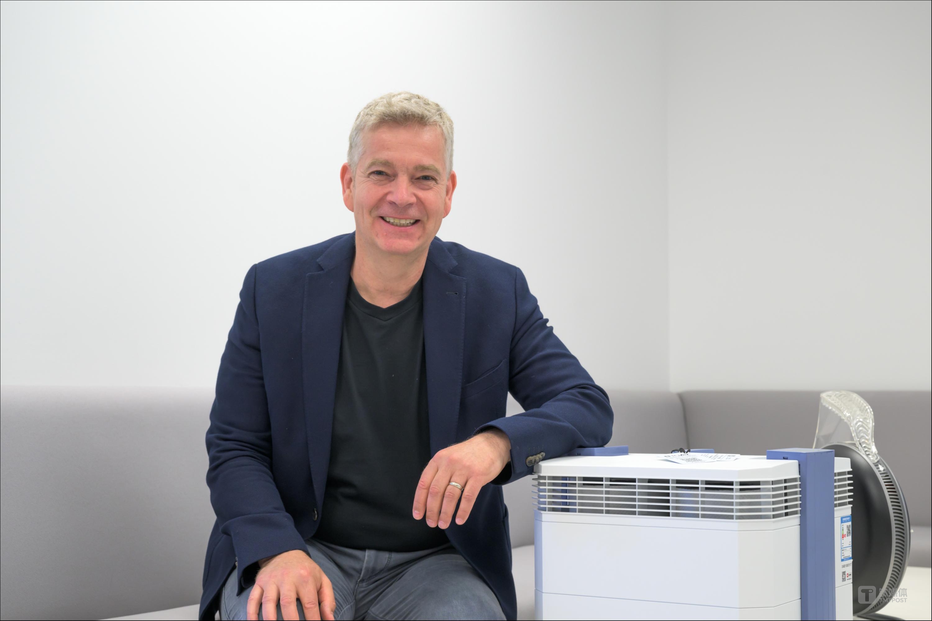 IQAir全球CEO Frank Hammes（图片来源：钛媒体APP作者拍摄）