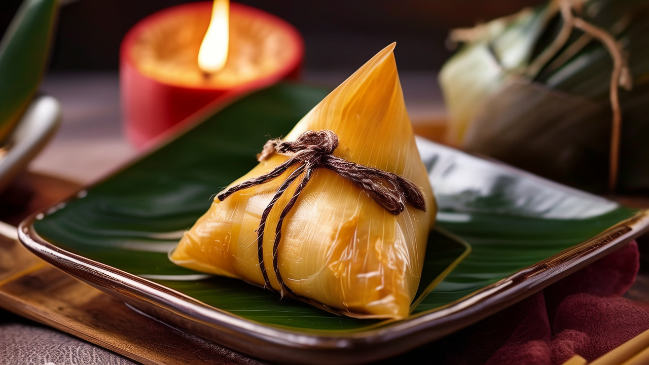 新粽子蚕食五芳斋