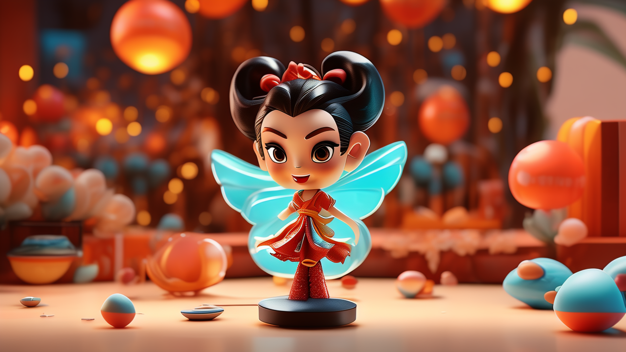 《哪吒》二创让周边变理财，磁悬浮石矶娘娘爆火