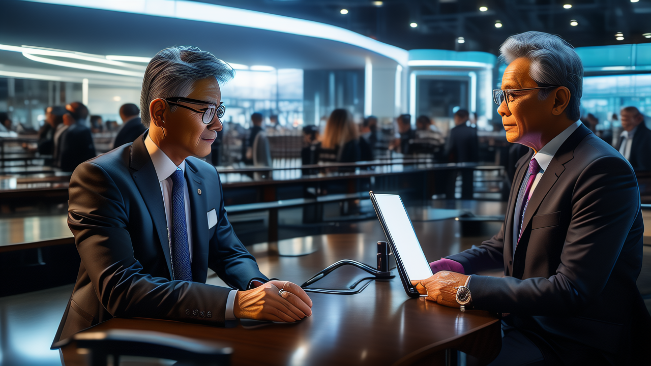 黄仁勋做机器人，先来中国搞了个朋友圈