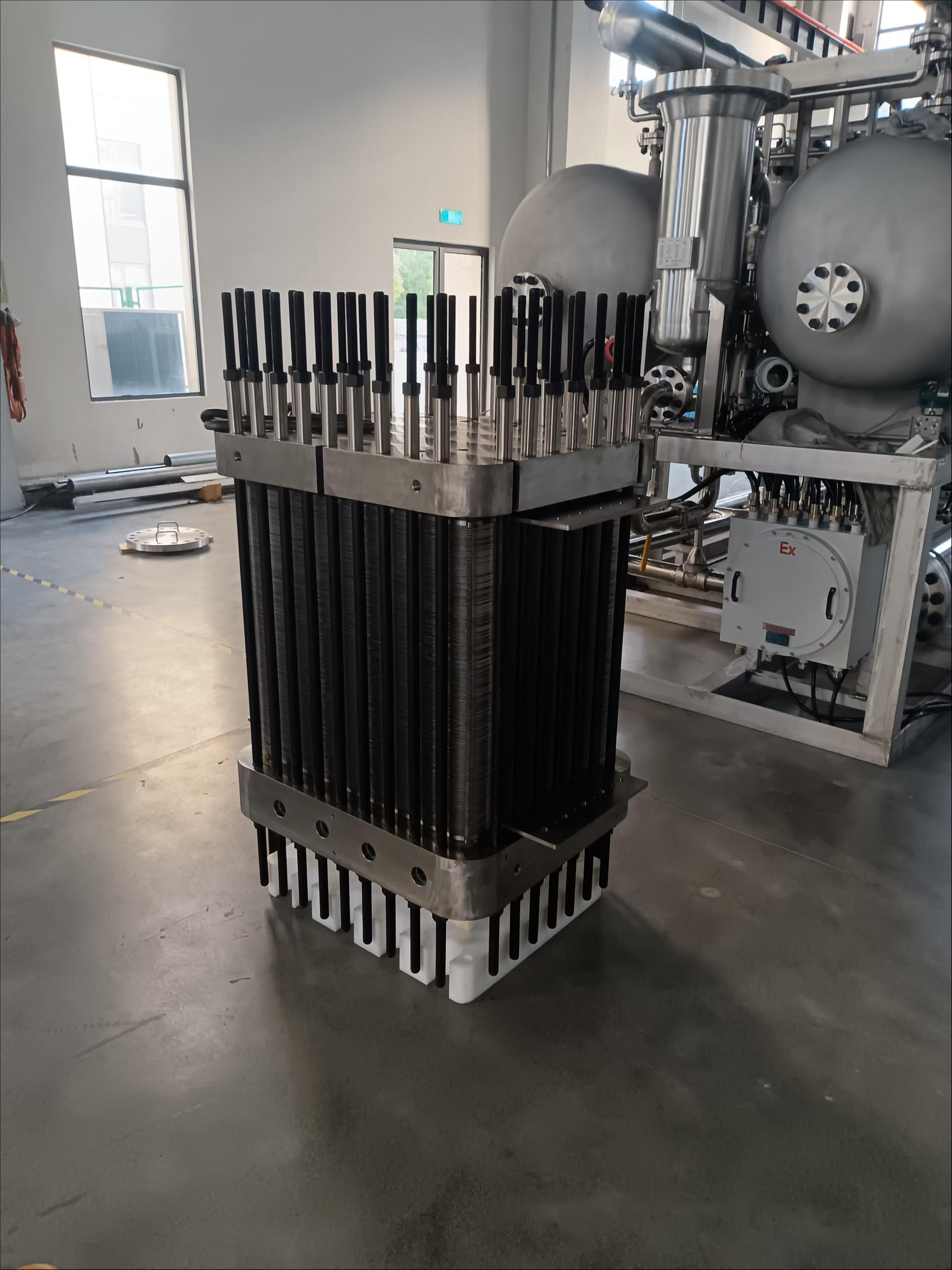 600标方电解槽，图片由氢羿能源提供