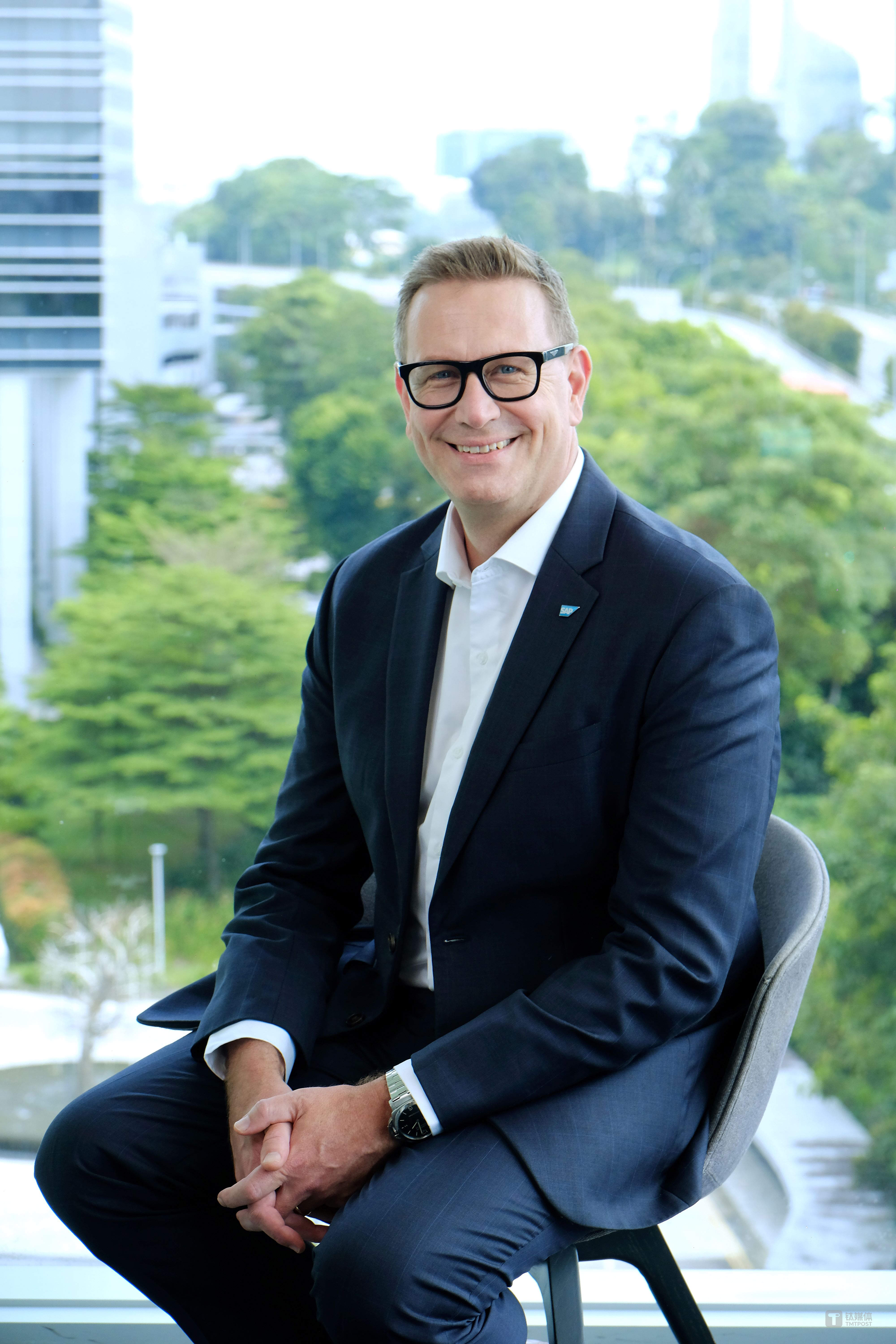 （SAP亚太区域总裁 Simon&nbsp;Davies）