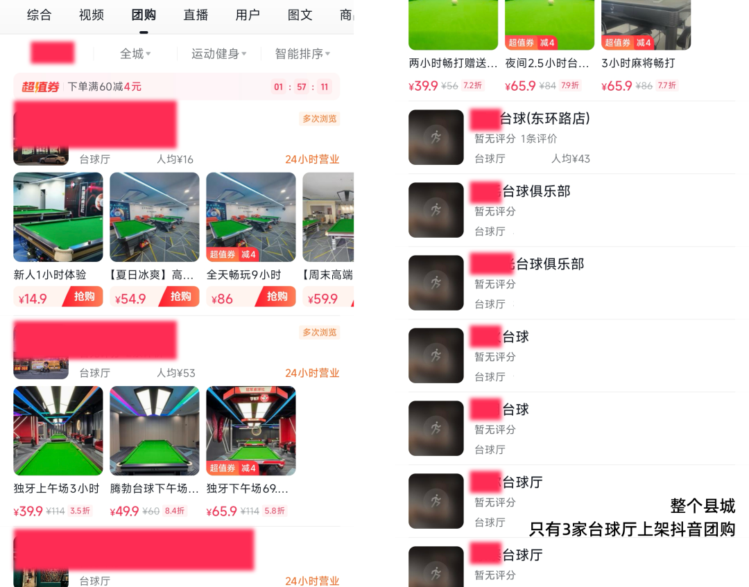 县城可能是抖音本地生活的竞争洼地
