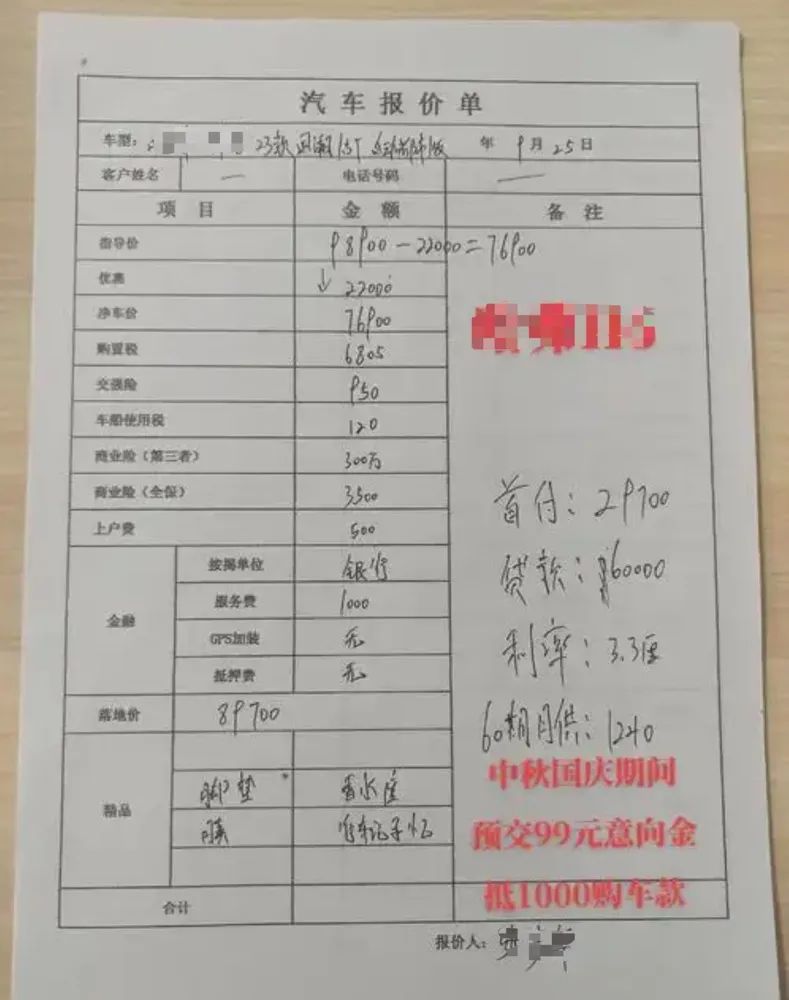 车企“明补暗坑”消费者的套路盘点