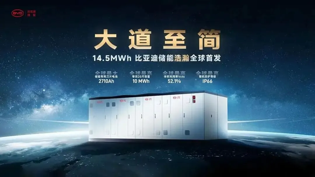 比亚迪储能新帅上任烧起“第一把火”，核弹级新品猛烈砸向整个行业