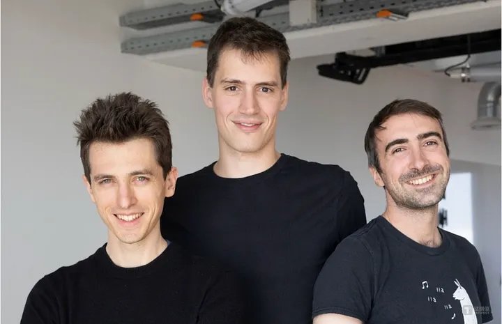 The three co-founders of Mistral AI