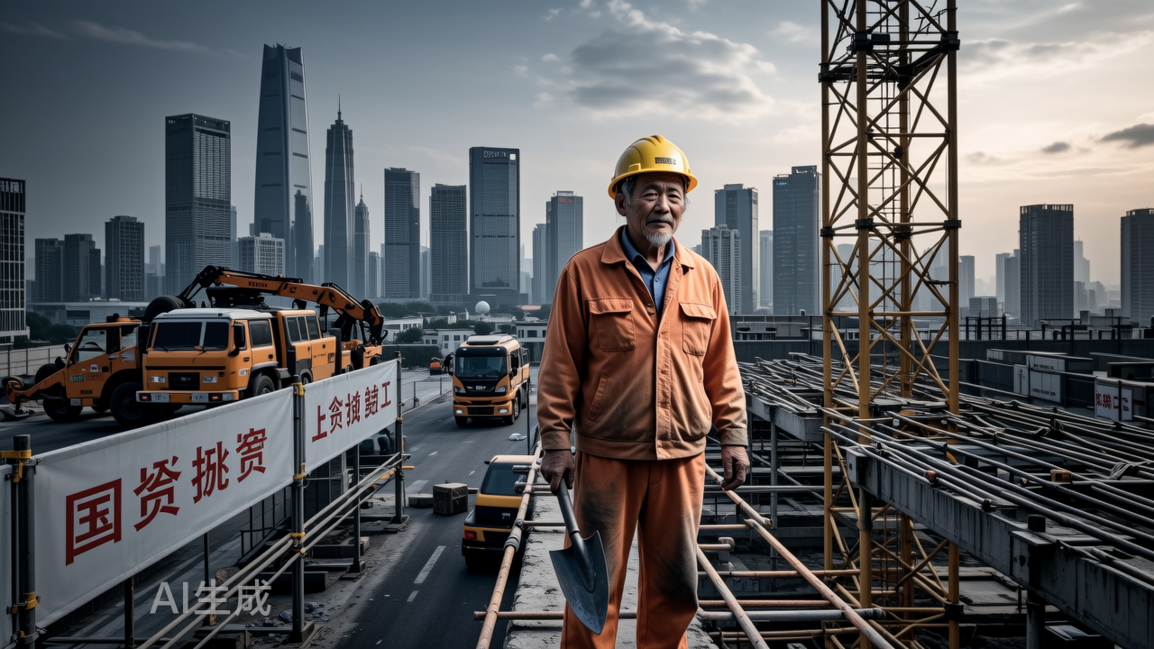 國資股東先跑了，上海建工留下爺叔站崗